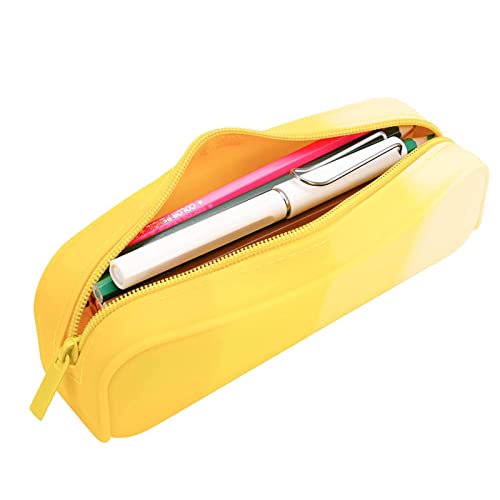 VENTDOUCE lápices Silicona - Estuche para bolígrafos Escolares Bolsas con Degradado | Bolsa papelería Alta Capacidad, Organizador Oficina Escolar para Adolescentes, niñas, niños