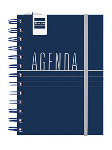 Finocam Agenda 2021 2022 1 Día página Septiembre 2021, Junio 2022 10 meses y Julio/Agosto resumidos 8º, 120x169 Mini-Institut Lisa Azul Español